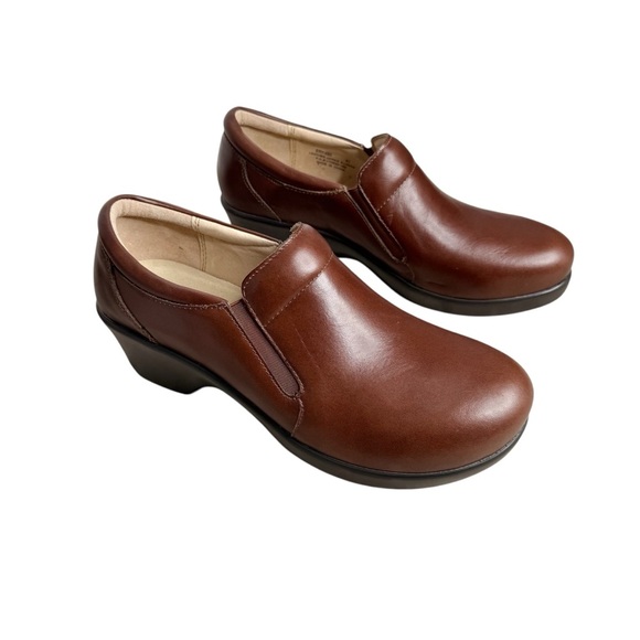 Alegria Shoes - Alegria Leather Slip on Shoes Goring Eryn EURO 41 US 10.5-11 Chestnut Luster